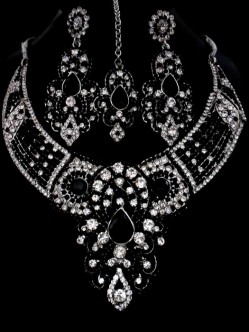 rhodium-necklace-jewellery-31150FN3784